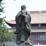 大型鑄銅孔子