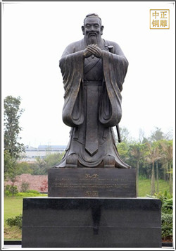 孔子銅雕鑄造