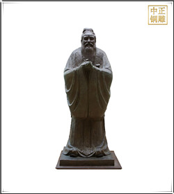 萬世師表孔子銅像