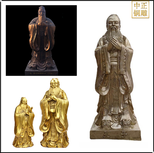 鑄造孔子擺件價格